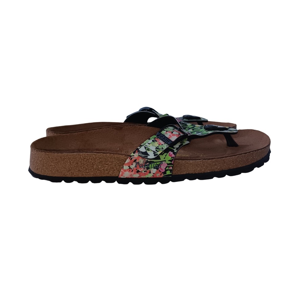 Papillio by Birkenstock Gizeh Floral Thong Sandals Womens 38 L7 M5 Multi Color